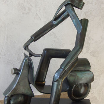 Sculpture intitulée "Le coup du père Fra…" par Philippe Fautrez, Œuvre d'art originale
