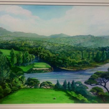 Painting titled "Hole Number 13.…" by Philippe Metaireau, Original Artwork