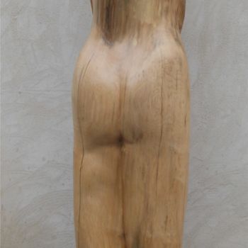 雕塑 标题为“BUSTE 1..dos” 由Philippe Olive, 原创艺术品, 木