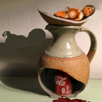 Digital Arts titled "Effets coca - Coke…" by Philippe Renou, Original Artwork, Photo Montage