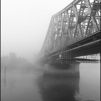 Photography titled "pont de brume" by Philippe Rozier (Photo-EOS), Original Artwork, Digital Photography