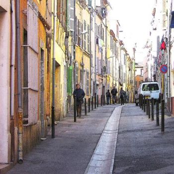 Photography titled "LA CIOTAT - Les rue…" by Josiane Karanian Boularot, Original Artwork