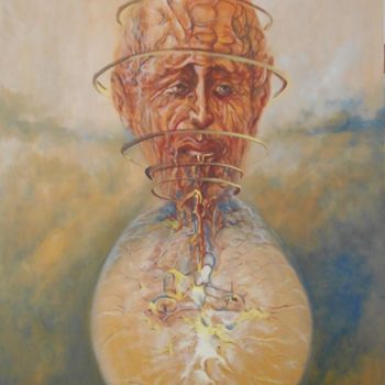 Malarstwo zatytułowany „"Hourglass"” autorstwa Patryk Piecuch, Oryginalna praca, Inny