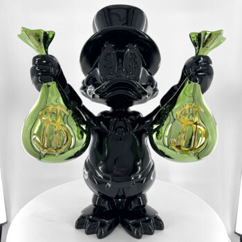 Sculpture titled "Billionaire Duck Bl…" by Pieri Gallery (Pieri), Original Artwork, Resin