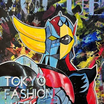 Pittura intitolato "Tokyo Fashion Week" da Pierre Colmain, Opera d'arte originale, Acrilico