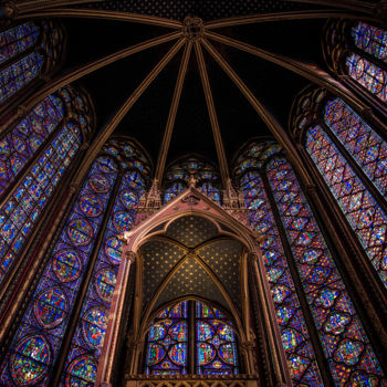 Photography titled "La Sainte Chapelle 4" by Pierre Duquoc, Original Artwork, Digital Photography