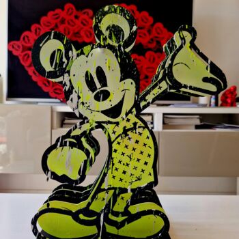 Escultura titulada "MickeyLV2023" por Pierre Lamblin, Obra de arte original, Aluminio