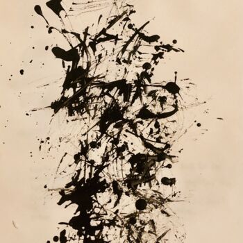 Ζωγραφική με τίτλο "Cally black spirit" από Pierre Olié, Αυθεντικά έργα τέχνης, Λιθογραφία