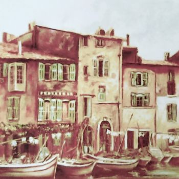 Digital Arts titled "à MARTIGUES" by Pierre Peytavin, Original Artwork, 2D Digital Work