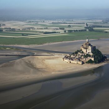 Fotografia zatytułowany „Mont-Saint-Michel4” autorstwa Pierre Piton, Oryginalna praca, Fotografia cyfrowa