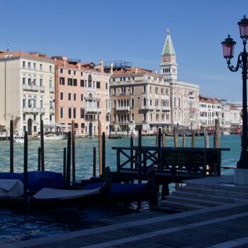 Fotografia intitolato "Venise, Grand Canal…" da Pierre-Yves Rospabé, Opera d'arte originale, Fotografia digitale