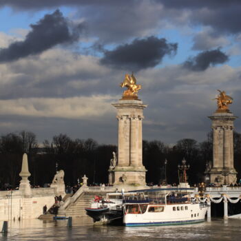 Fotografia intitulada "Pont Alexandre III,…" por Pierre-Yves Rospabé, Obras de arte originais, Fotografia digital