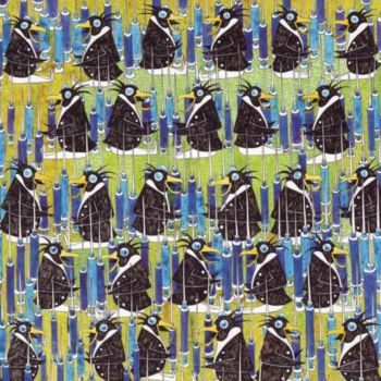 Σχέδιο με τίτλο "pinguini alla vacci…" από Vincent Gregory ( Pinguinartista ), Αυθεντικά έργα τέχνης