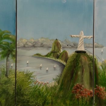 Painting titled "Rio de Janeiro" by Cmpoliva, Original Artwork, Oil