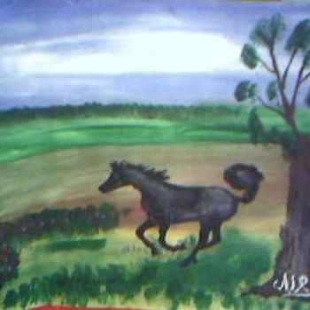 Pintura titulada "El freno" por Alfredo Jesus Rocha, Obra de arte original