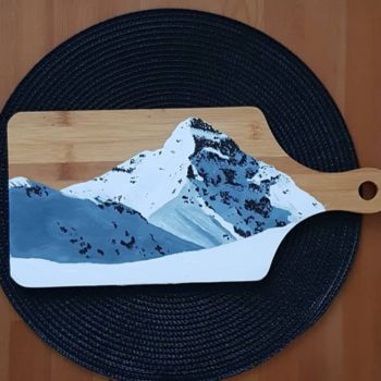 Peinture intitulée "Fromage de montagne" par Lou Playoust, Œuvre d'art originale, Acrylique