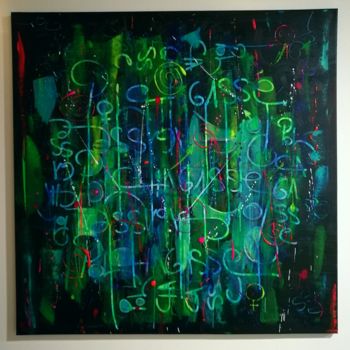 Картина под названием "abyss" - Pol Chagasse, Подлинное произведение искусства, Акрил