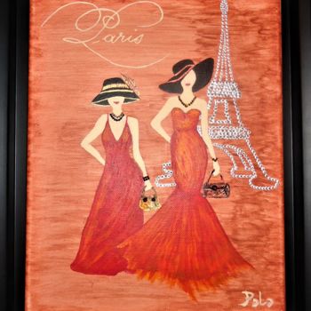 Peinture intitulée "PARIS" par Polo'S Paintings, Œuvre d'art originale, Acrylique