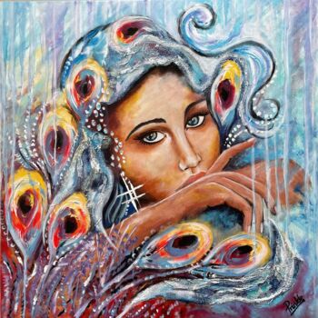 Pintura titulada "Monsoon" por Prinkle Mehta, Obra de arte original, Acrílico