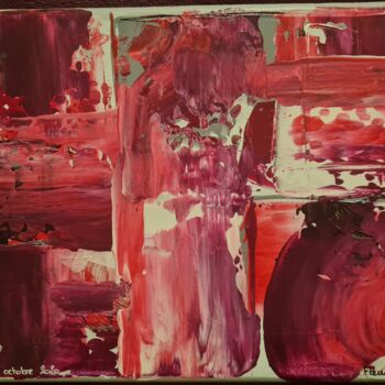 Pittura intitolato "Purple Pink" da Priscillia Leroy Lopez (Fleurhope), Opera d'arte originale, Acrilico