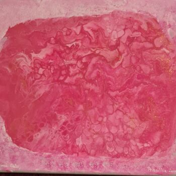 Pittura intitolato "Marbre rose" da Priscillia Leroy Lopez (Fleurhope), Opera d'arte originale, Acrilico