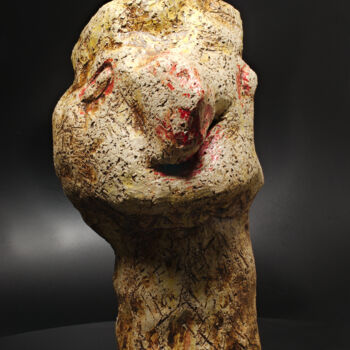 Sculpture titled "Homunculus sculpture" by Prof. Andreas Loeschner-Gornau, Original Artwork, Ceramics