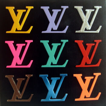 Pintura titulada "PyB Louis Vuitton c…" por Pyb, Obra de arte original, Collages