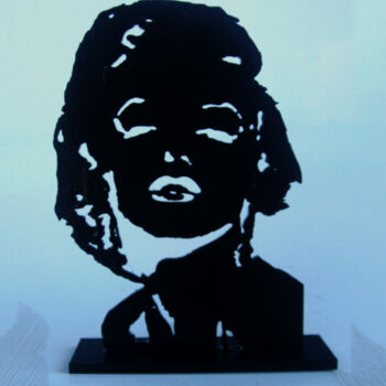Sculpture titled "PyB Marilyn Monroe…" by Pyb, Original Artwork, Resin