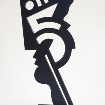 Sculpture titled "PyB TETE Roy Lichte…" by Pyb, Original Artwork, Acrylic