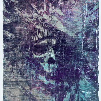 Arte digitale intitolato "The skull no. 1" da Qlstuff.Limited, Opera d'arte originale, Pittura digitale