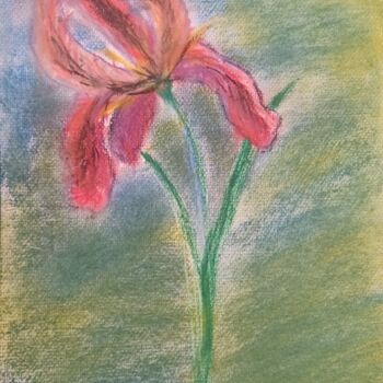 Painting titled "Irys" by Qulia, Original Artwork, Pastel