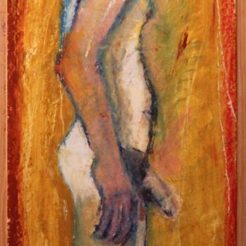 Painting titled "N°480 "Un homme, en…" by R. Cavalié, Original Artwork, Other