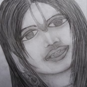 Drawing titled "Nityananda" by Radharani, Original Artwork, Pencil