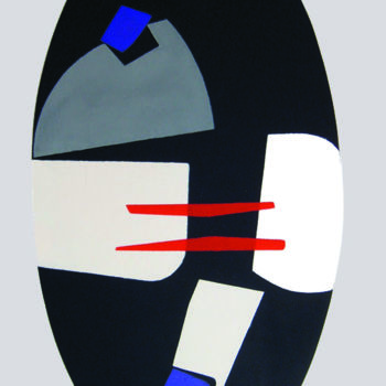 Pintura titulada "Ovale 05" por Raffaele Iannone, Obra de arte original, Acrílico