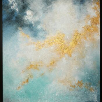 Картина под названием "The Heaven’s Glory" - Rajnish Wadhwa, Подлинное произведение искусства, Акрил Установлен на Другая же…