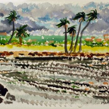 Ζωγραφική με τίτλο "Delray Beach" από Ralph Papa, Αυθεντικά έργα τέχνης