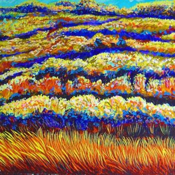 Painting titled "CAMPO - Impressioni…" by Ramanefer, Original Artwork