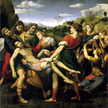 Pintura titulada "Retable Baglioni, D…" por Raphaël, Obra de arte original, Oleo