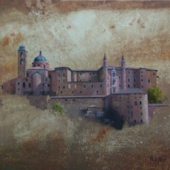 Peinture intitulée "Urbino" par Rasèr, Œuvre d'art originale, Huile