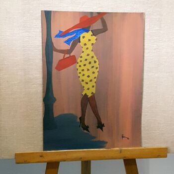 Картина под названием "Prim 'a' Donna" - Raven, Подлинное произведение искусства, Акрил