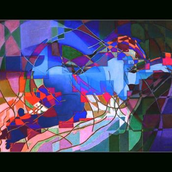 Arte digitale intitolato "Le Sommeil d'Eve" da Raynald Marcoux, Opera d'arte originale, Pittura digitale