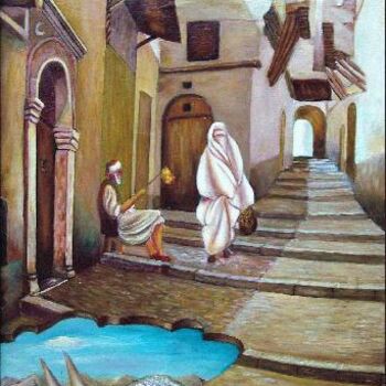 Peinture intitulée "Ouverture" par Redha Chikh Bled, Œuvre d'art originale