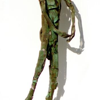 Escultura titulada "Young Man in Ballett" por Reiner Poser, Obra de arte original, Alambre