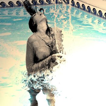 Photography titled "La piscine" by Reivax, Original Artwork