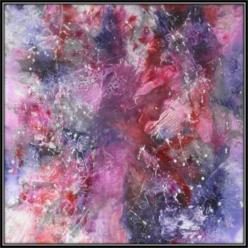 Malarstwo zatytułowany „Purple Red (1)” autorstwa Remara, Oryginalna praca, Akryl