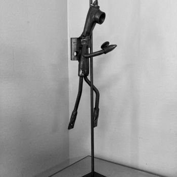 Escultura titulada "'Palier'" por Rémy Rivet, Obra de arte original, Metales