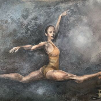 Peinture intitulée "Freeze in the moment" par Renata Valeeva, Œuvre d'art originale, Huile