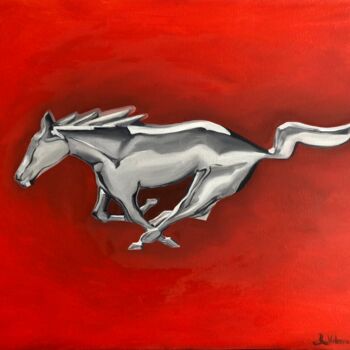 제목이 "Mustang “Drive” ser…"인 미술작품 Renata Valeeva로, 원작, 기름