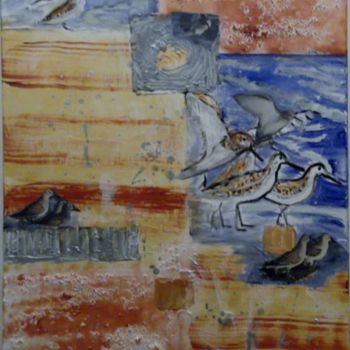 Malarstwo zatytułowany „Knutts (Arktis, Grö…” autorstwa Renate Kock, Oryginalna praca, Akryl