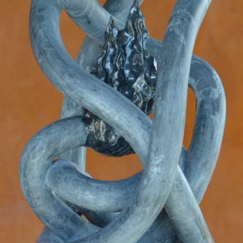 Скульптура под названием "Amor" - Cesar Valerio, Подлинное произведение искусства, Камень